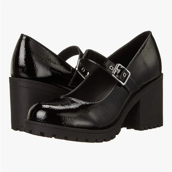 Black Mary Jane Women's Shoes - Picture 4 of 8